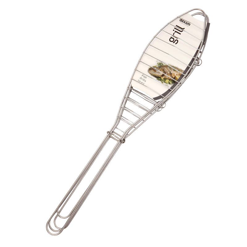 Fischgrillzange Edelstahl 50cm Set/2