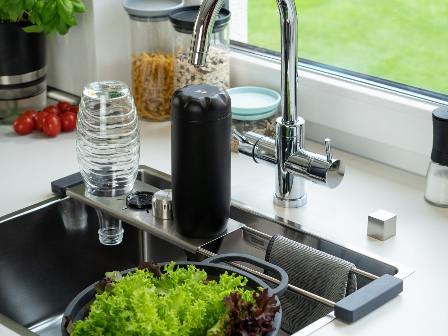 Abtropfhilfe "drip.it" Grau