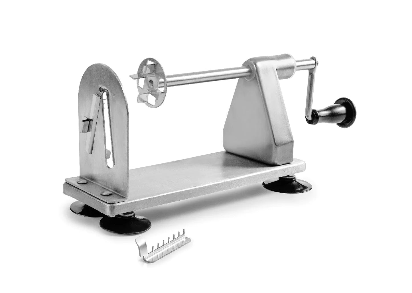 Spiralschneider Edelstahl 26X8X11CM mit zwei Einsätzen