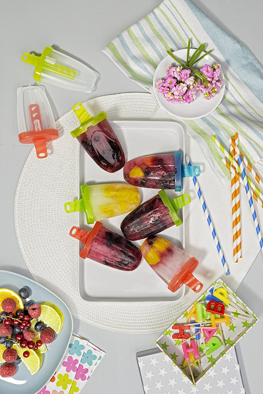 Eisbereiter Wave 75ml. bunt/transparent 4 teilig