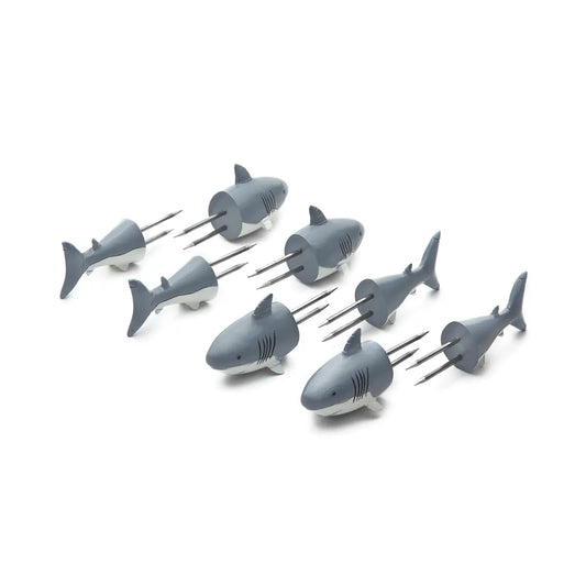 Outset Maiskolbenhalter Shark 4 Stück