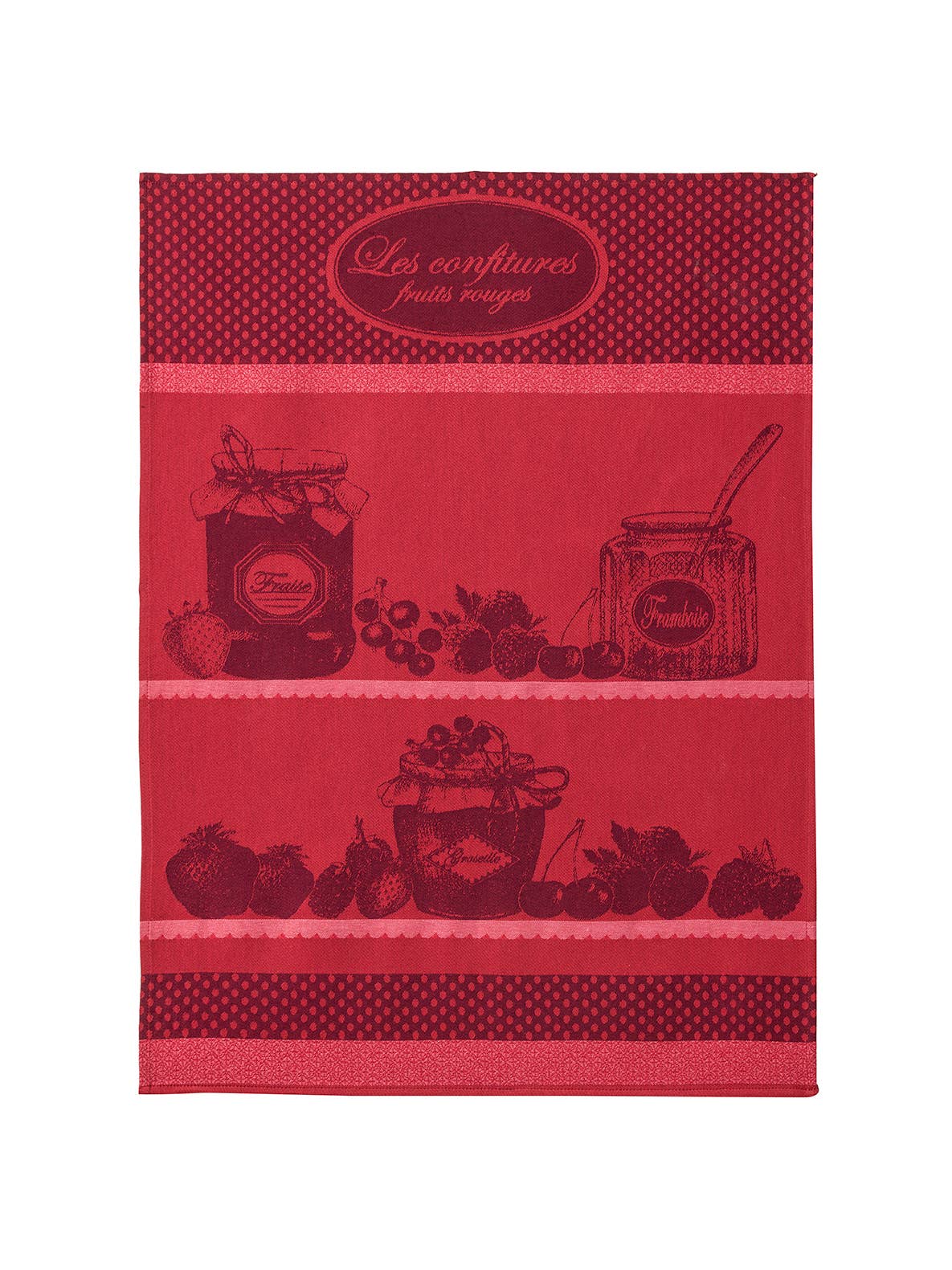 Geschirrtuch Jacquard Baumwolle  50x75 cm Red Fruit Jams