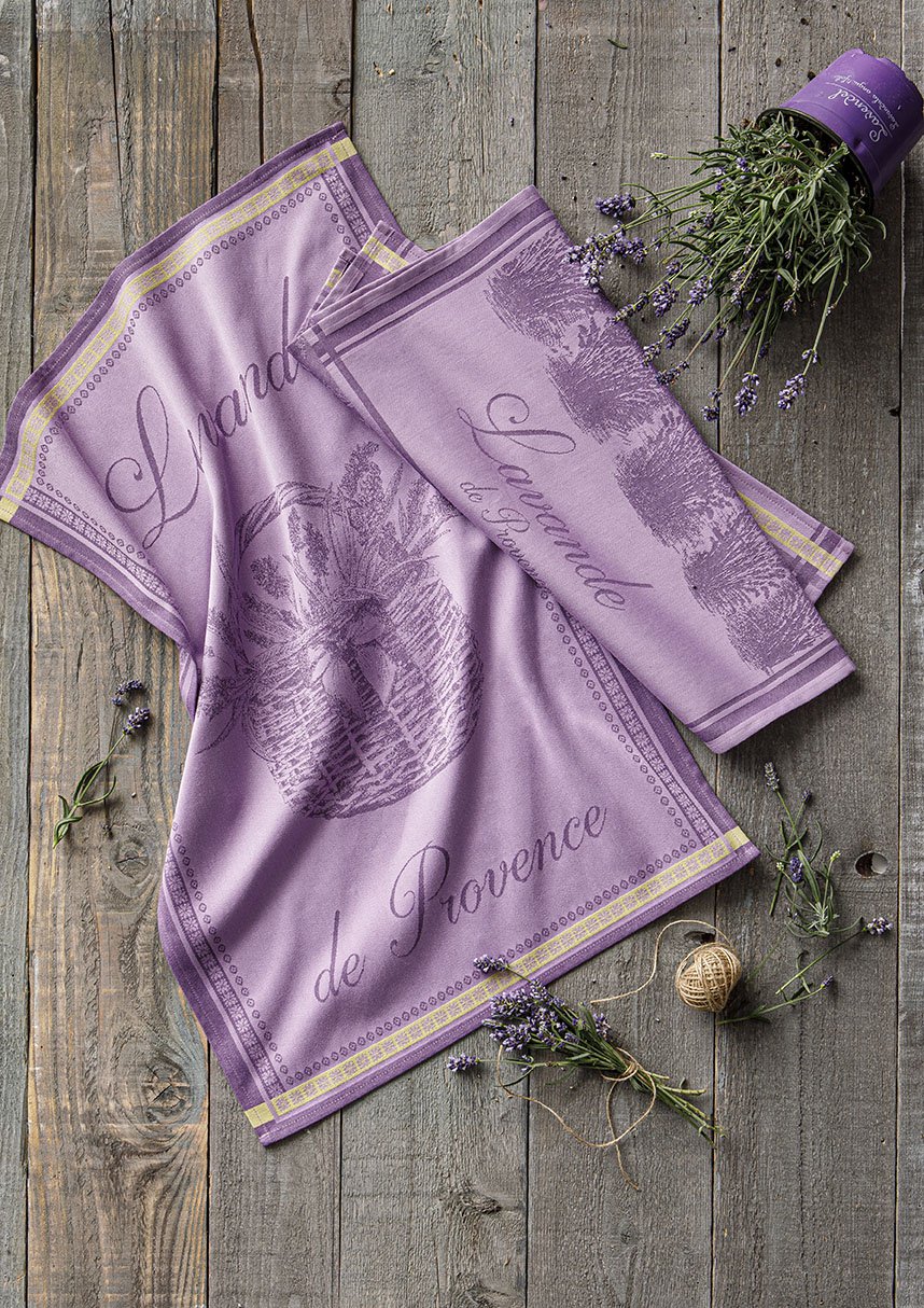 Geschirrtuch Jacquard Baumwolle 50x75 cm PANIER DE LAVANDE