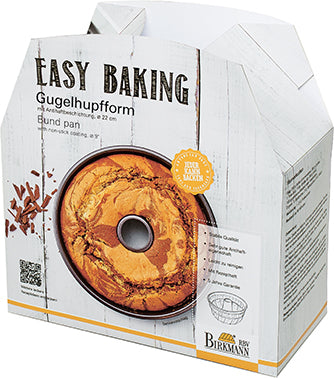 Gugelhupfform 22 cm „Easy Baking“ von Birkmann
