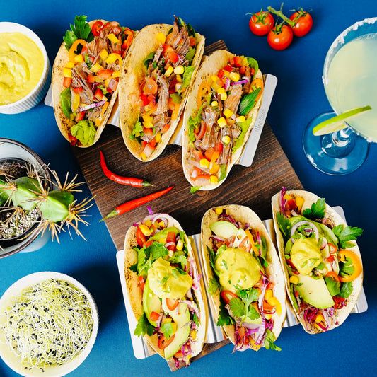 Taco-Halter-Set Edelstahl 6 Stück