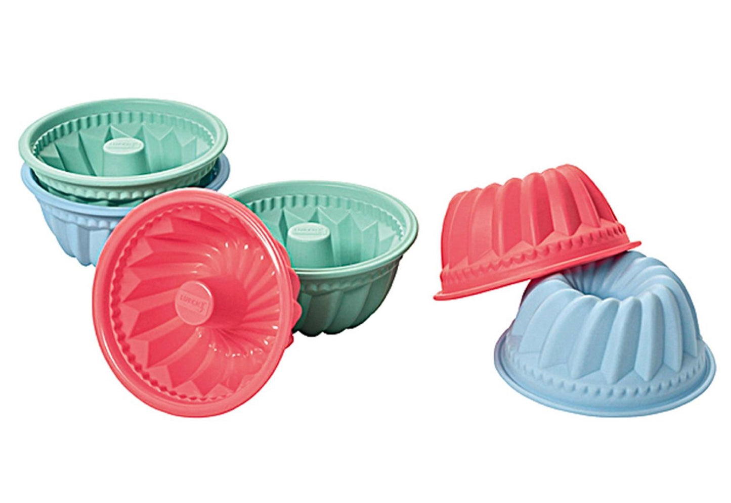 Mini Gugelhupf  "Pastell Mix" 6er Set von Lurch