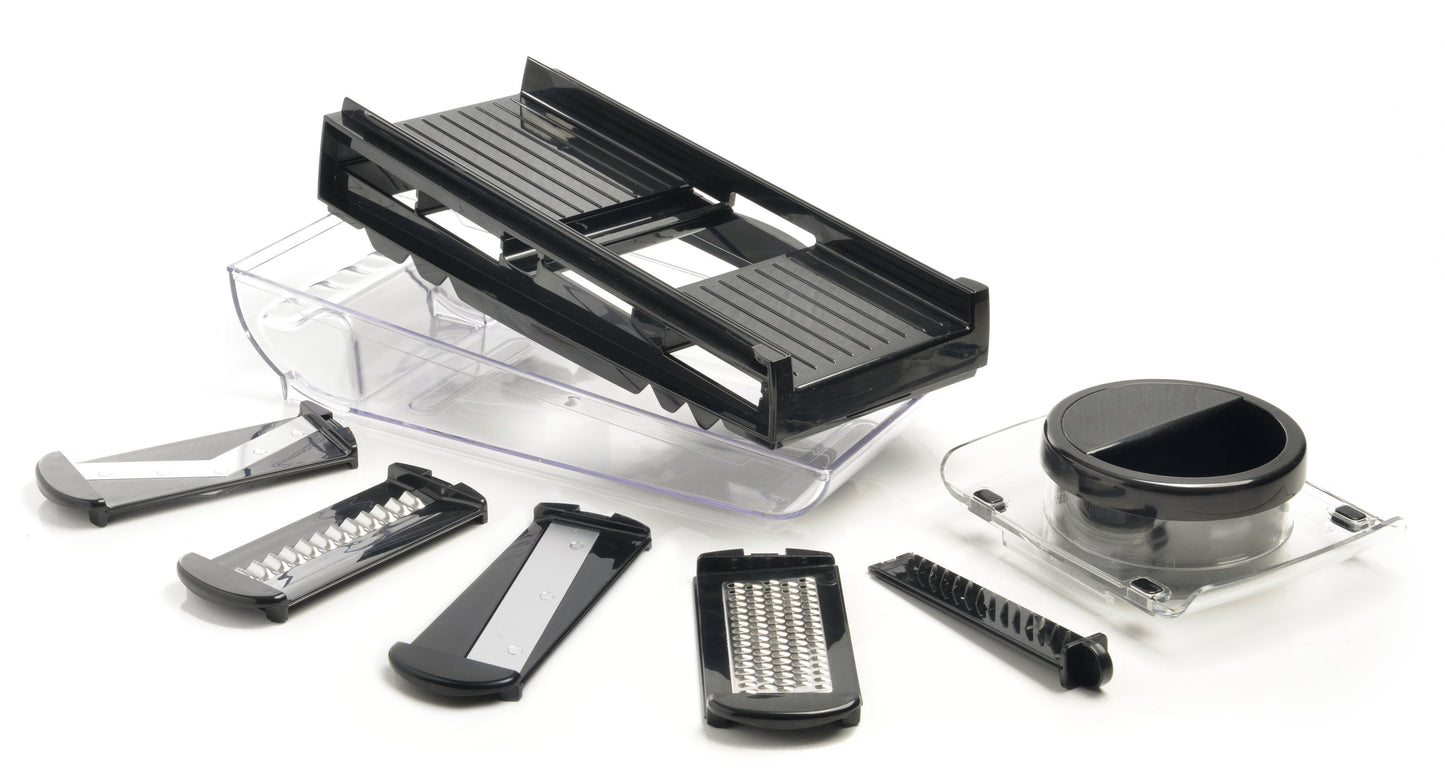 Mandoline mit Behälter verschiedene Einsätze von Mastrad