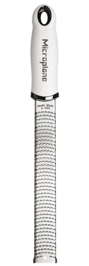Zester Reibe Premium weiß