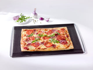 Ausziehbare Backmatte, Schwarz 41 x 31 x 0,8 cm