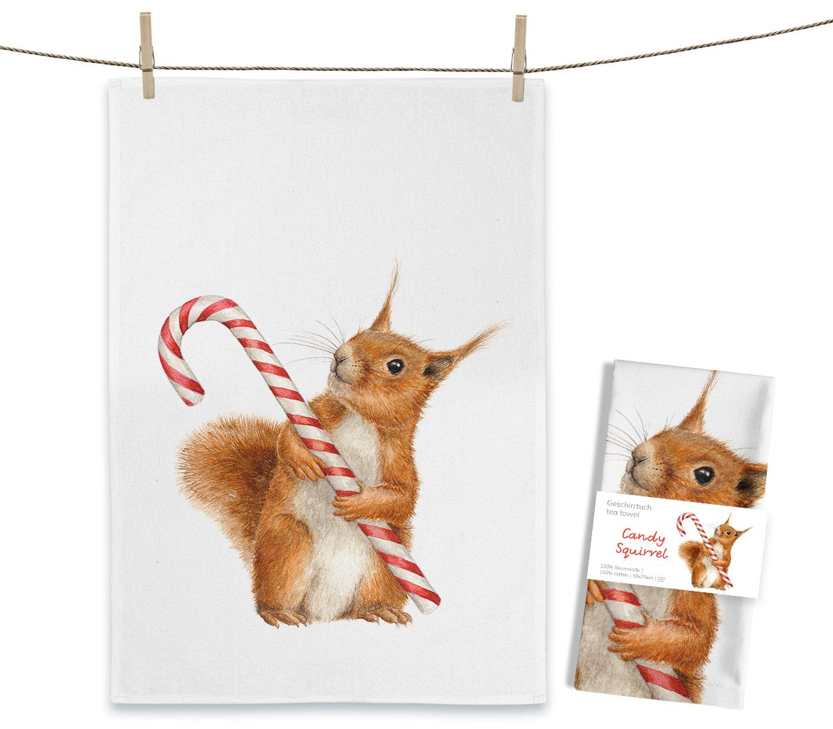 Geschirrtuch Candy Squirrel