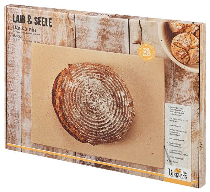 Backstein 40 x 30 cm Schamotte Laib & Seele