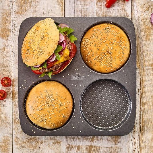 Burgerbrötchen-Backblech "Laib und Seele" von Birkmann