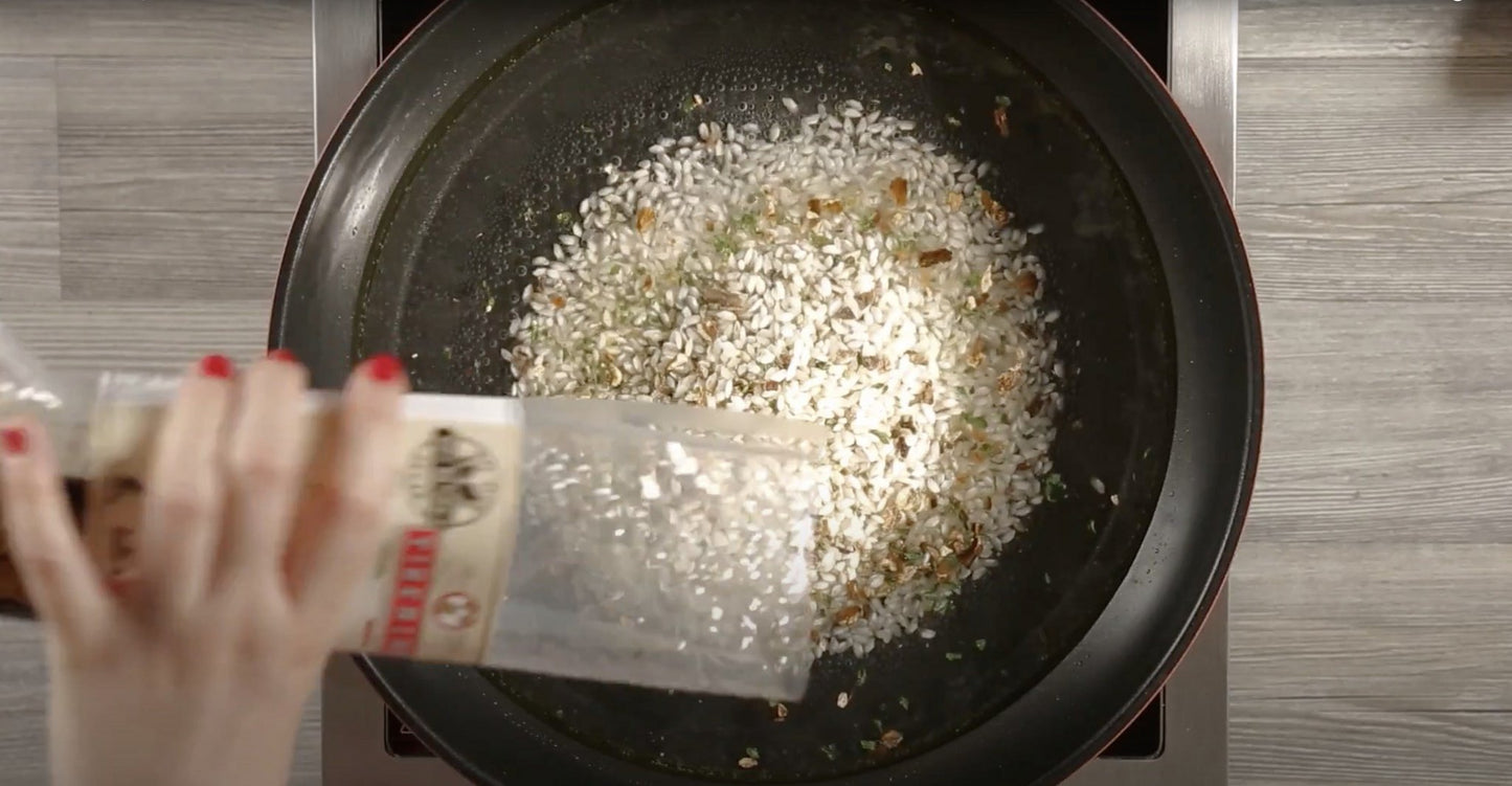 Risotto "Positano" mit Zucchini & Tomate, kochfertiges italienisches Risotto - One Pot