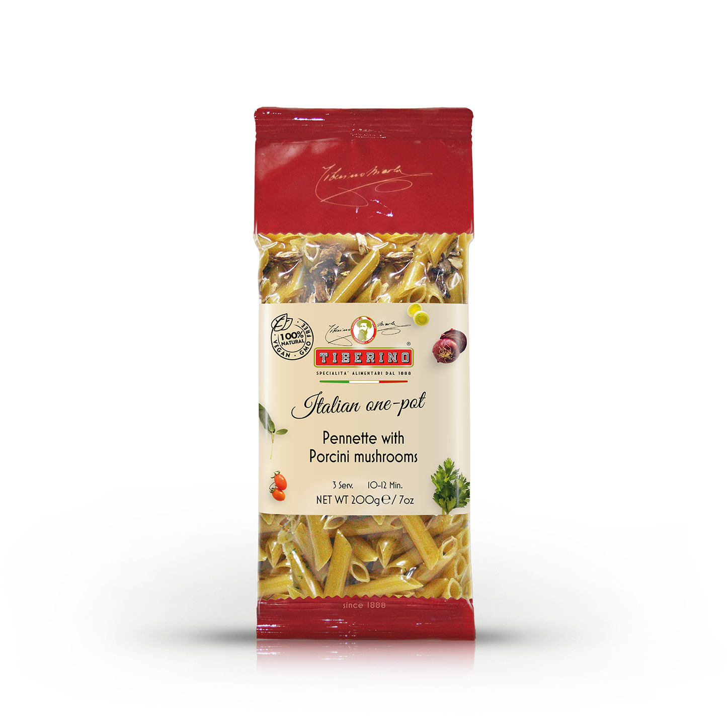 Pennette mit Steinpilzen, kochfertig Pasta - One Pot