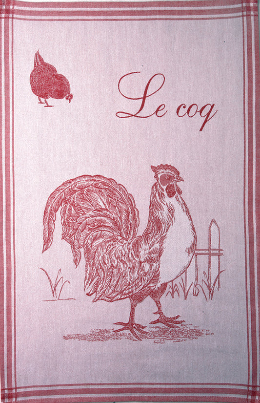 Geschirrtuch Jacquard Baumwolle 50x75 cm LE COQ