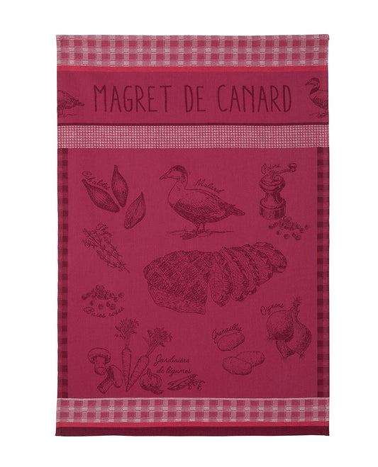 Geschirrtuch Jacquard Baumwolle 50x75 cm MAGRET DE CANARD