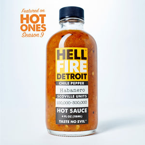 Chile Pepper Habanero Barbecue Hot Sauce von Hell-Fire-Dertroit ~ 118ml