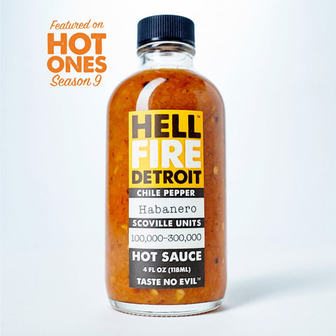Habanero Barbecue Hot Sauce von Hell-Fire-Dertroit ~ 118ml