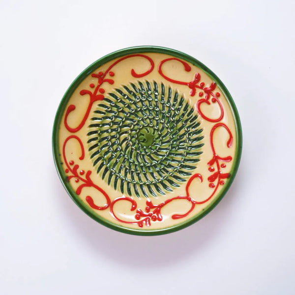 Keramikreibe "Alhambra" 12cm für Knoblauch, Ingwer & Gewürze