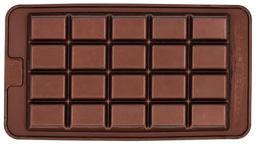Pralinen- und Schokoladenförmchen "Tafel" 2-tlg