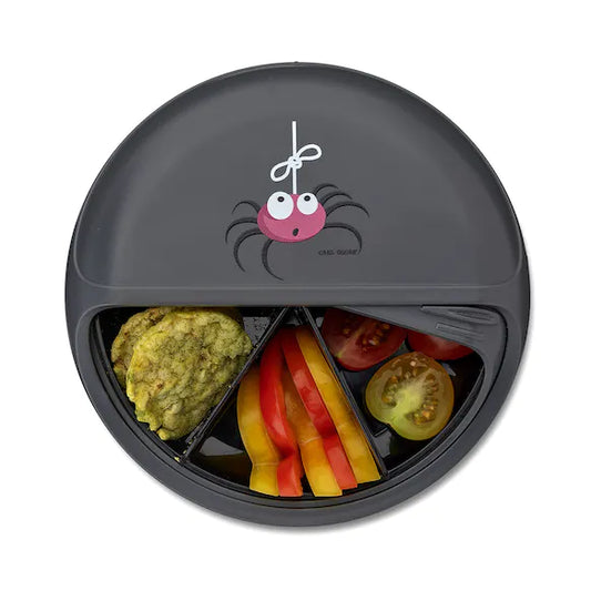Lunchbox SnackDISC™, Kids Grau Spinne
