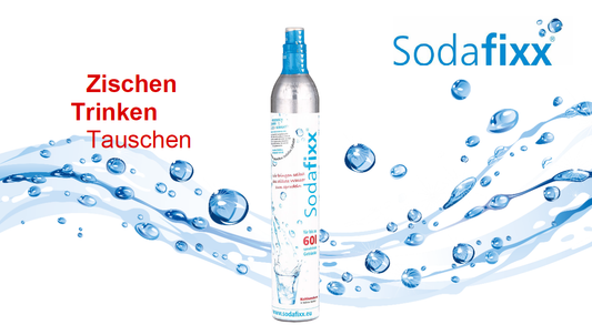 Universal Kohlensäure-Zylinder 425gr. für ca. 60 l. Wasser